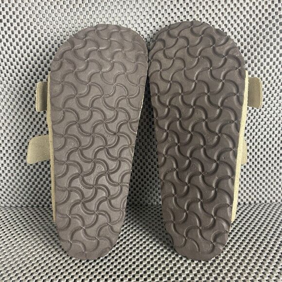 Birkenstock Arizona Sandals 38 L7 M5 Taupe Adjustable Strap Made In Germany - Picture 10 of 11